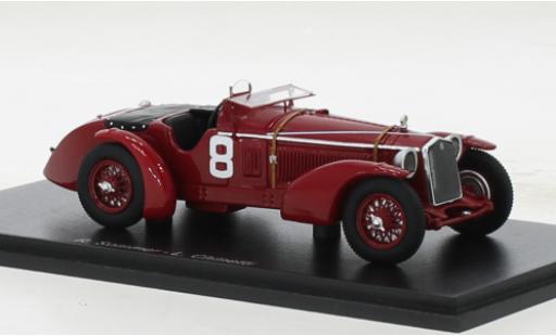 Modelauto Alfa Romeo 8C 2300 RHD No.8 24h Le Mans 1932 1/43 Spark