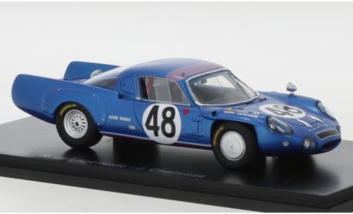 Modelauto Alpine A210 le mans No.48 24h 1967 1/43 Spark