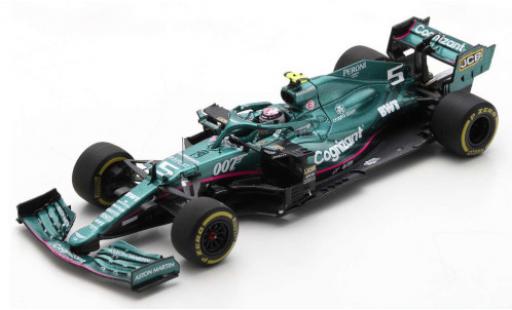 Modelauto Aston Martin AMR21 f1 1 No.5 Cognizant Team Cognizant formule 1 GP Italien 2021 1/43 Spark