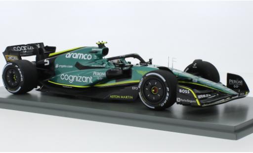 Modelauto Aston Martin AMR22 f1 2 No.5 Aramco Cognizant Team Cognizant formule 1 GP Abu Dhabi 2022 1/43 Spark