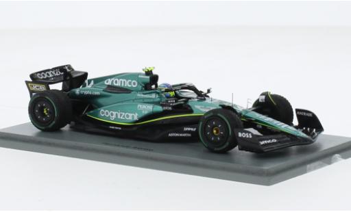 Modelauto Aston Martin AMR23 f1 3 No.14 Aramco Cognizant Team Cognizant formule 1 GP Monaco 2023 1/43 Spark
