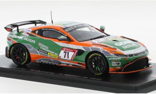 Modelauto Aston Martin V8 Vantage GT4 gt4 Vantage AMR No.71 PROsport Racing 24h N&Atilde;&frac14;rburgring 2021 1/43 Spark
