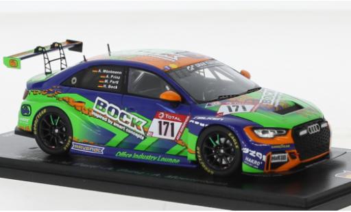 Modelauto Audi RS3 lms No.171 Bonk Motorsport 24h N&Atilde;&frac14;rburgring 2020 1/43 Spark