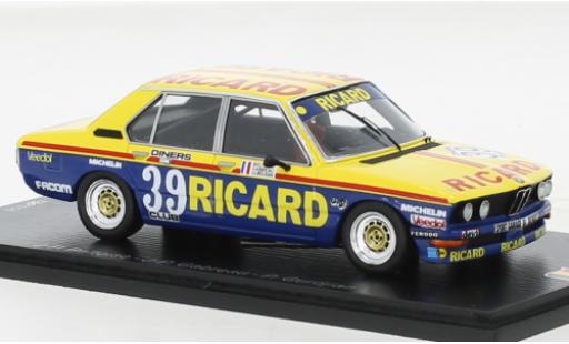 Modelauto Bmw 530 course i No.39 Ricard (F) 24h Spa 1979 1/43 Spark