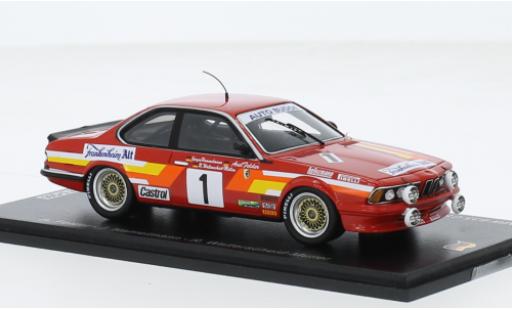 Modelauto Bmw 635 CSi No.1 voiture Budde Racing Team 24h Nuerburgring 1985 1/43 Spark