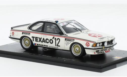 Modelauto Bmw 635 CSi No.12 Bavaria Automobiles Texaco 24h Spa 1985 1/43 Spark