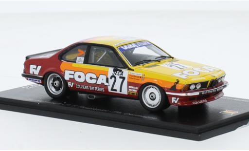 Modelauto Bmw 635 CSi No.27 Waterloo Moteur Racing 24h Spa 1983 1/43 Spark