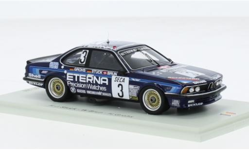 Modelauto Bmw 635 CSi No.3 Eterna 24h Spa 1983 1/43 Spark