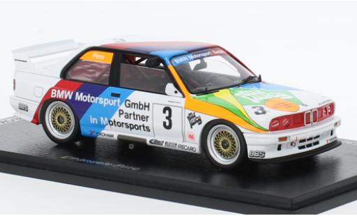 Modelauto Bmw M3 course (E30) No.3 M Team Schnitzer Macau Guia Race 1990 1/43 Spark