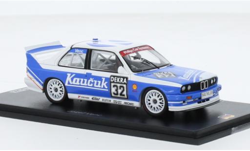 Modelauto Bmw M3 dtm (E30) No.32 Kaucuk Motorsport 1993 1/43 Spark