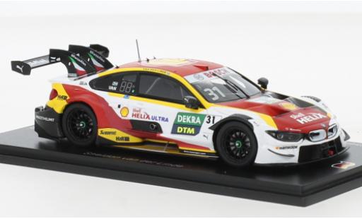 Modelauto Bmw M4 dtm No.31 Team RBM S Hockenheim 2020 1/43 Spark