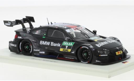 Modelauto Bmw M4 dtm No.7 Team RBM Bank Hockenheim 2018 1/43 Spark