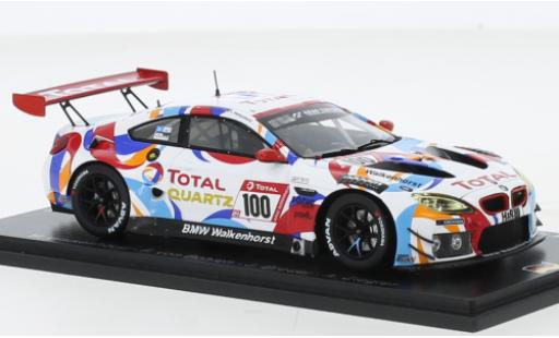 Modelauto Bmw M6 GT3 No.100 Walkenhorst Motorsport Total 24h Nuerburgring 2021 1/43 Spark