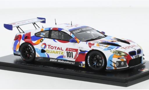 Modelauto Bmw M6 GT3 No.101 Walkenhorst Motorsport Total 24h Nuerburgring 2021 1/43 Spark
