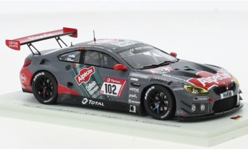 Modelauto Bmw M6 GT3 No.102 Walkenhorst Motorsport Alpecin 24h Nuerburgring 2021 1/43 Spark