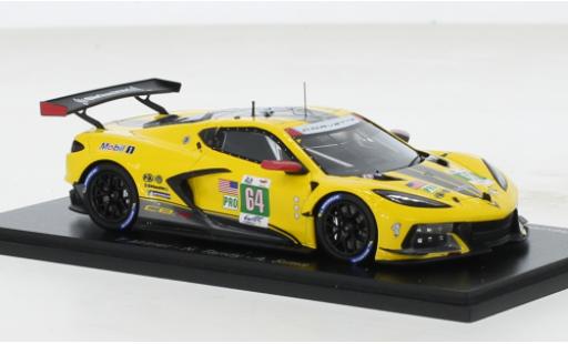 Modelauto Chevrolet Corvette Racing (.R) C8.R No.64 24h Le Mans 2022 1/43 Spark
