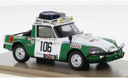 Modelauto Citroen DS course No.106 Rally Paris Dakar 1980 1/43 Spark
