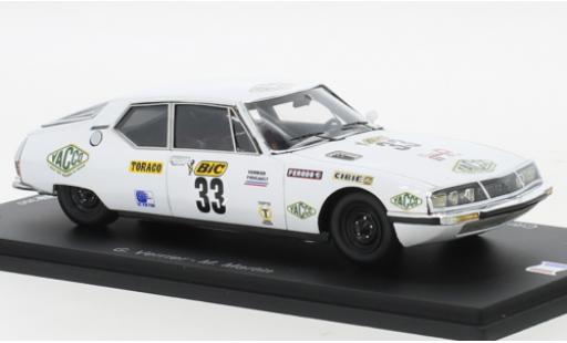 Modelauto Citroen SM Proto Michelin No.33 Tour de France Automobile 1972 1/43 Spark