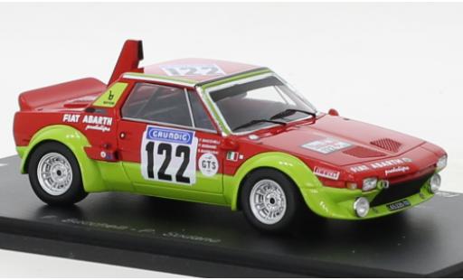 Modelauto Fiat X 1/9 Abarth No.122 Tour de France Automobile 1974 1/43 Spark
