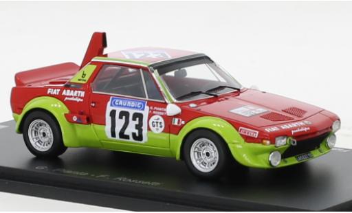 Modelauto Fiat X 1/9 Abarth No.123 Tour de France Automobile 1974 1/43 Spark
