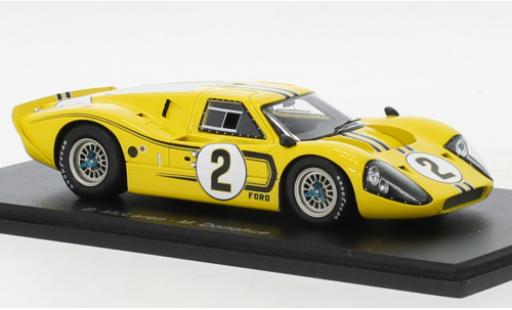 Modelauto Ford GT40 Mk IV RHD No.2 24h Le Mans 1967 1/43 Spark