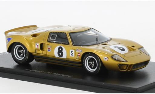 Modelauto Ford GT40 Mk I RHD No.8 6h BOAC 1968 1/43 Spark