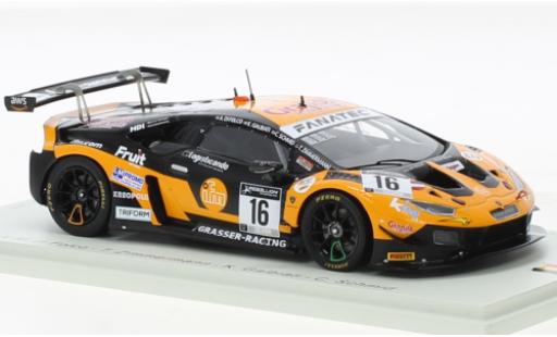 Modelauto Lamborghini Huracan GT3 Evo No.16 GRT Grasser Racing Team 24h Spa 2021 1/43 Spark