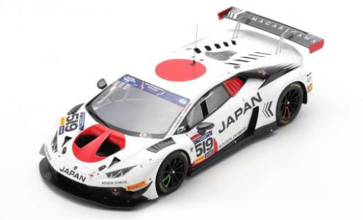 Modelauto Lamborghini Huracan GT3 Evo No.519 Team Japan FIA Motorsport Games GT Cup Vallelunga 2019 1/18 Spark