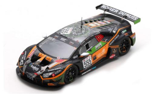 Modelauto Lamborghini Huracan GT3 Evo No.555 Oranje 1 FFF Racing Team 24h Spa 2020 1/43 Spark