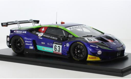 Modelauto Lamborghini Huracan GT3 Evo No.63 Emil Frey Racing 24h Spa 2022 1/43 Spark