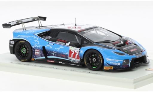 Modelauto Lamborghini Huracan GT3 No.77 Barwell Motorsport 24h Spa 2018 1/43 Spark