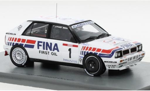Modelauto Lancia Delta HF Integrale 16V No.1 Fina Rally WM Tour de Corse 1991 1/43 Spark