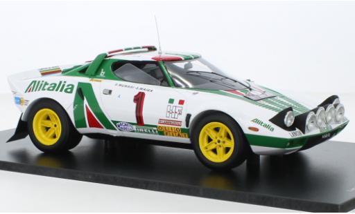 Modelauto Lancia Stratos HF No.1 Alitalia Rally WM Rally Monte Carlo 1977 1/18 Spark