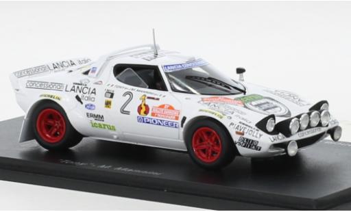 Modelauto Lancia Stratos HF No.2 Rally WM Rally San Remo 1979 1/43 Spark
