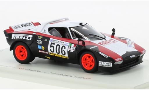 Modelauto Lancia Stratos Rallye No.506 Giro de Italia 1978 1/43 Spark