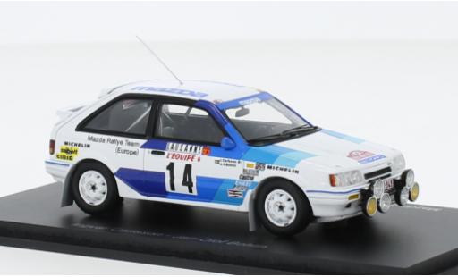 Modelauto Mazda 323 4WD No.14 Rally Team Europe Rally WM Rally Monte Carlo 1986 1/43 Spark