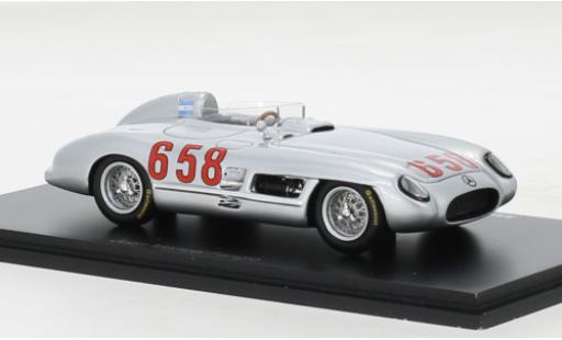 Modelauto Mercedes 300 Base SLR No.658 Mille Miglia 1955 1/43 Spark