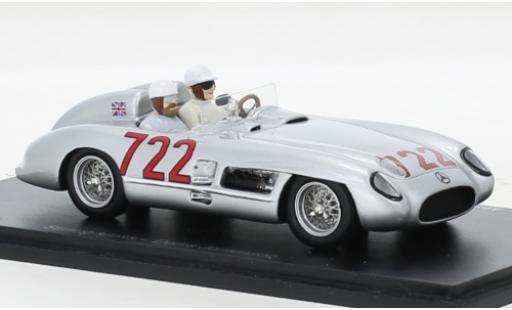 Modelauto Mercedes 300 Base SLR No.722 Mille Miglia 1955 1/43 Spark