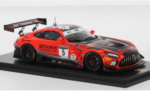 Modelauto Mercedes AMG GT GT3 3 No.5 AMG Team HRT 24h Spa 2020 1/43 Spark