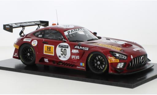 Modelauto Mercedes AMG GT GT3 3 No.50 Boutsen Ginion 24h Spa 2021 1/18 Spark