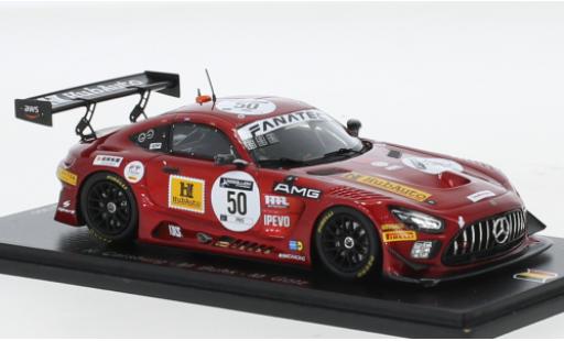 Modelauto Mercedes AMG GT GT3 3 No.50 Hub voiture 24h Spa 2021 1/43 Spark