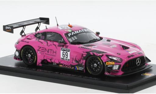 Modelauto Mercedes AMG GT GT3 3 No.69 Ram Racing 24h Spa 2021 1/43 Spark