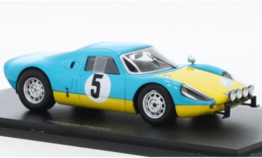 Modelauto Porsche 904 1967 GTS No.5 Vainqueur Rally d Elbeuf 1/43 Spark
