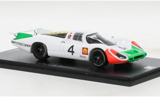 Modelauto Porsche 908 1969 LH RHD No.4 1000km Monza 1/43 Spark