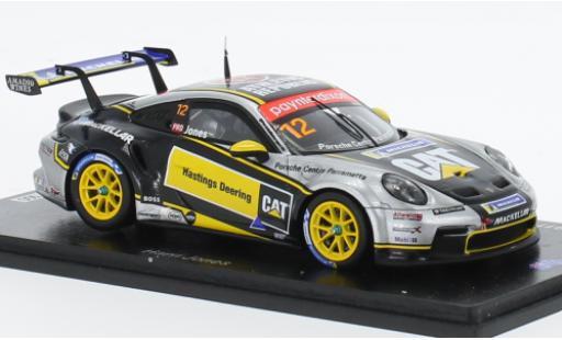 Modelauto Porsche 911 GT3 Cup No.12 CAT Carrera Australia 2022 1/43 Spark