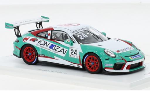 Modelauto Porsche 911 GT3 Cup No.24 Carrera Japan 2021 1/43 Spark