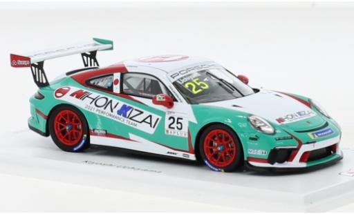 Modelauto Porsche 911 GT3 Cup No.25 Carrera Japan 2021 1/43 Spark