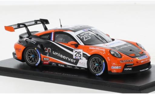 Modelauto Porsche 911 GT3 Cup No.25 Supercup 2021 1/43 Spark