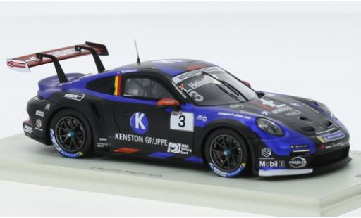 Modelauto Porsche 911 GT3 Cup No.3 Carrera Allemagne 2022 1/43 Spark
