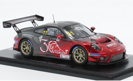 Modelauto Porsche 911 GT3 R No.11 Toro Racing GT Cup Macau 2022 1/43 Spark
